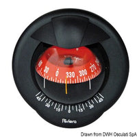 RIVIERA Pegasus compass 4" black/red