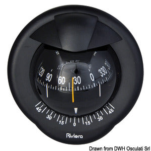 RIVIERA Polare BP2 compass 4" black/black