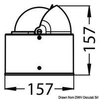 RIVIERA AV compass 4" black rose/black body