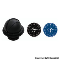 RIVIERA compass 4" w/cover black rose/black body topview