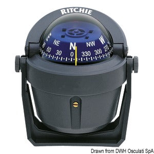 RITCHIE Explorer compass bracket 2"3/4 grey/blue