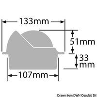 RITCHIE Voyager built-in compass 3" black/black