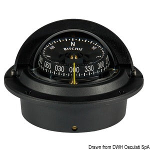 RITCHIE Wheelmark built-in compass 3" black/black