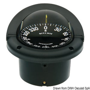 RITCHIE Helmsman built-in compass 3"3/4 black 24V