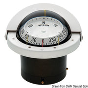 RITCHIE Navigator 2-dial compass 4"1/2 white/white