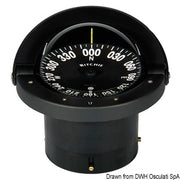 RITCHIE Wheelmark built-in compass 4"1/2 black/bla