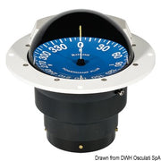 RITCHIE Supersport compass 5" white/blue