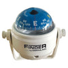 Finder compass 2" w/bracket white/blue