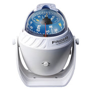 Finder compass 2"5/8 w/bracket white/blue