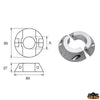 Axis line Max Prop anodes Trem L8119442