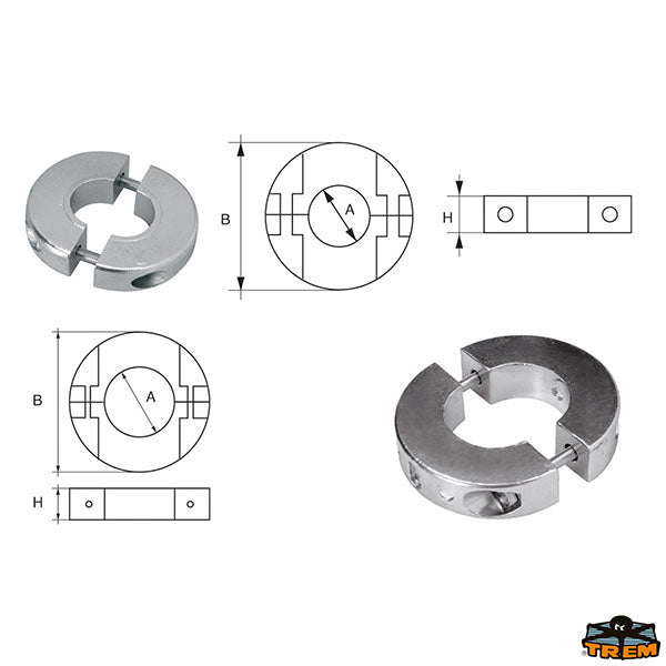 Axis line anodes Trem L8106032