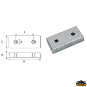 Anode for hull and transoms Trem L8120105