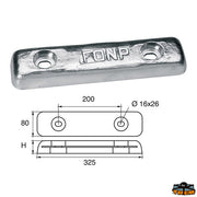 Anodes for hull and transoms Trem L8120420
