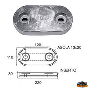Anodes for hull and transoms Trem L8120413
