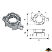 Anode for Bombardier engines (Johnson-Evinrude-OMC) Trem L8147337