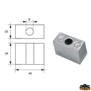 Anode for Bombardier engines (Johnson-Evinrude-OMC) Trem L8147306