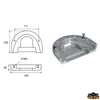 Anodes for Bombardier engines (Johnson-Evinrude-OMC) Trem L8242308