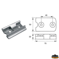 Anode for Bombardier engines (Johnson-Evinrude-OMC) Trem L8147311