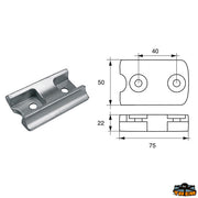 Anode for Bombardier engines (Johnson-Evinrude-OMC) Trem L8147311