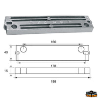 Anode for Bombardier engines (Johnson-Evinrude-OMC) Trem L8144214