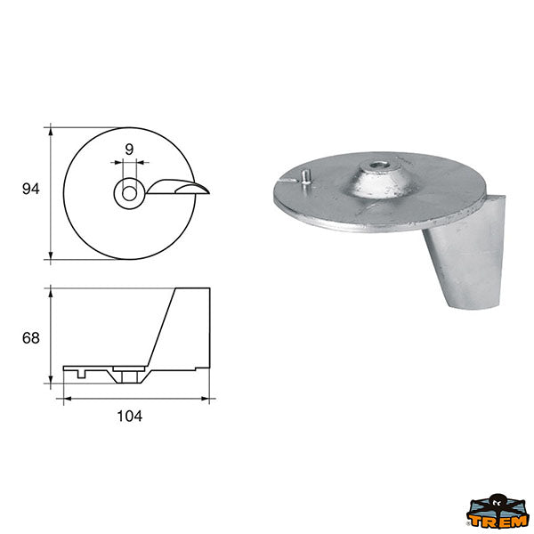 Anodes for Honda engines Trem L8250808