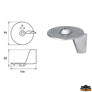 Anodes for Honda engines Trem L8250808
