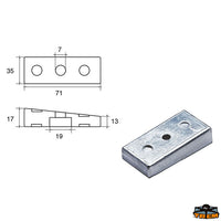 Anodes for Honda engines Trem L8150805