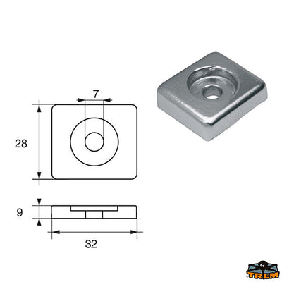 Anode for Honda engines Trem L8150803