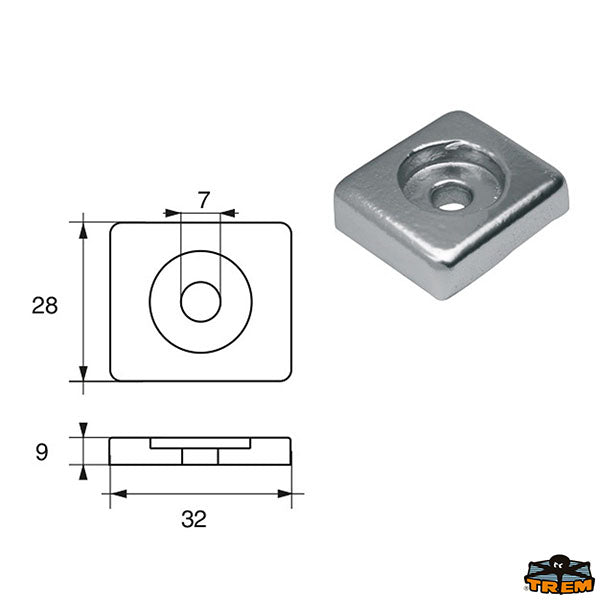 Anode for Honda engines Trem L8150803