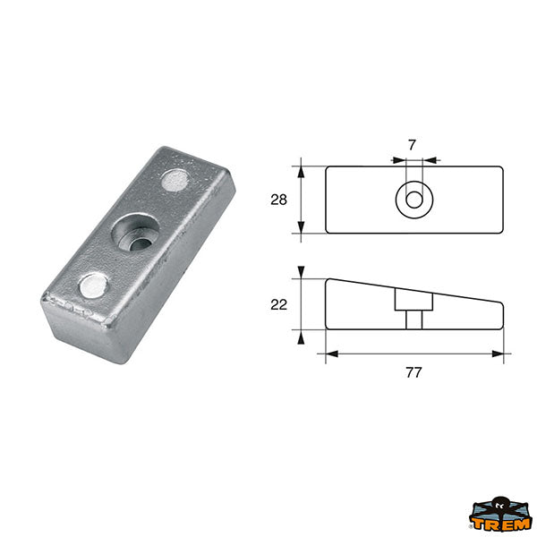 Anodes for Honda engines Trem L8250804
