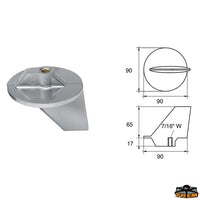 Anodes for engines Mercury-Mercruiser Trem L8243350