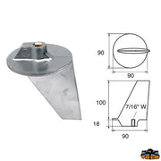 Anodes for engines Mercury-Mercruiser Trem L8143016