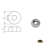 Anodes for engines Mercury-Mercruiser Trem L8145311