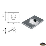 Anode for engines Mercury-Mercruiser Trem L8145203