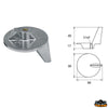 Anode for engines Mercury-Mercruiser Trem L8143012