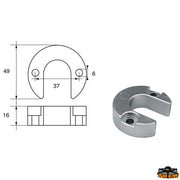 Anodes for engines Mercury-Mercruiser Trem L8143117