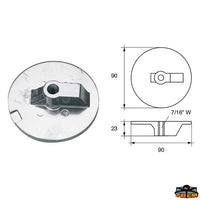 Anodes for engines Mercury-Mercruiser Trem L8243120