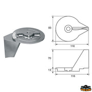 Anodes for engines Mercury-Mercruiser Trem L8143201