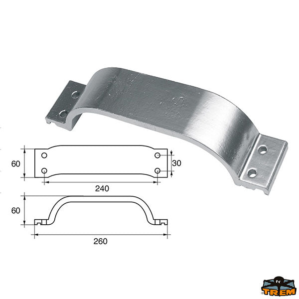 Anode for engines Mercury-Mercruiser Trem L8145323