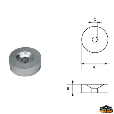 Anodes for engines Tohatsu-Nissan Trem L8248510