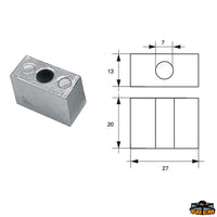 Anode for engines Tohatsu-Nissan Trem L8148504
