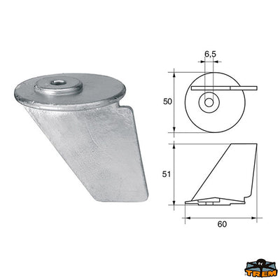 Anode for engines Tohatsu-Nissan Trem L8148502