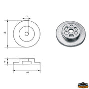 Anode for engines Tohatsu-Nissan Trem L8148501