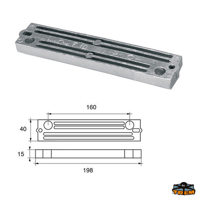 Anodes for engines Tohatsu-Nissan Trem L8148514
