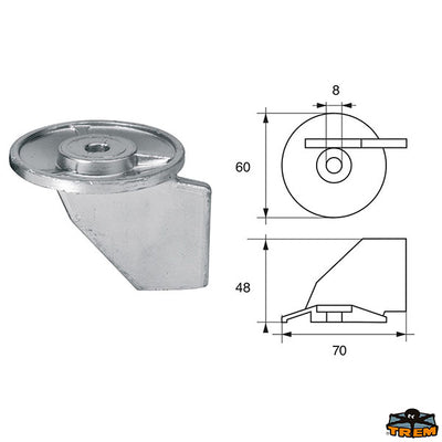 Anode for engines Suzuki Trem L8144009