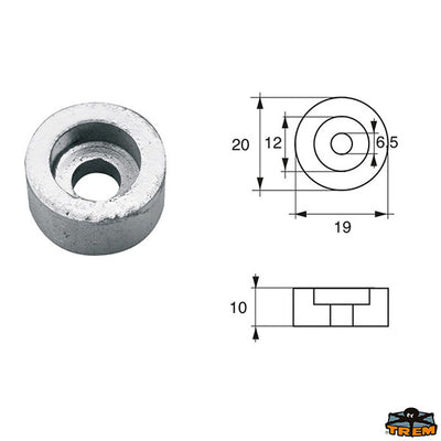 Anode for engines Suzuki Trem L8144012