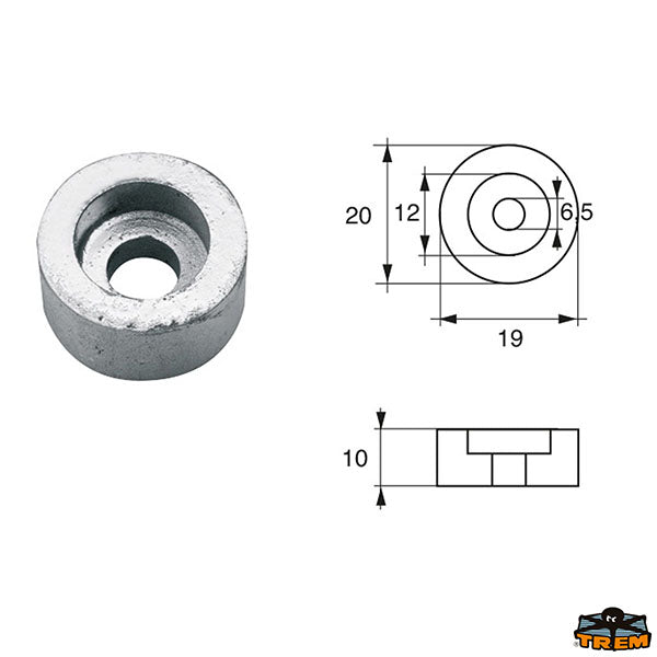 Anode for engines Suzuki Trem L8144012