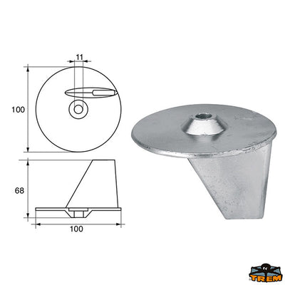 Anode for engines Suzuki Trem L8144014