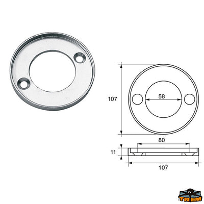 Anodes for engines Volvo-Penta Trem L8140020