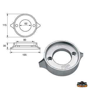 Anodes for engines Volvo-Penta Trem L8240028